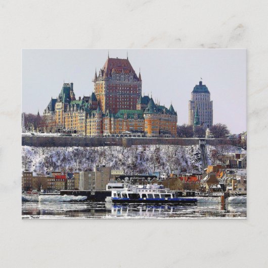 Carte Postale Château Frontenac (Devant)