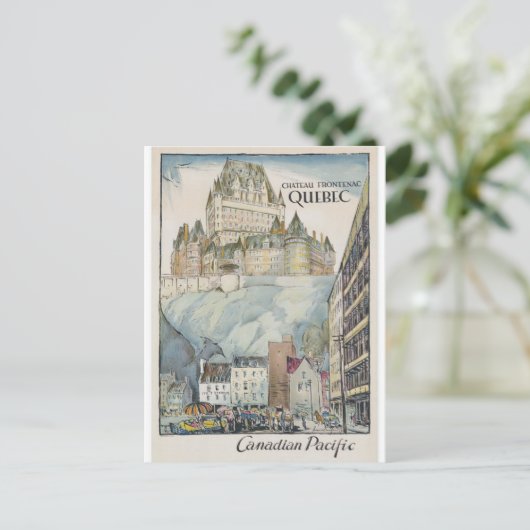 Carte Postale Château Frontenac (Debout devant)