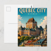 Carte Postale 🏰 Château Frontenac de Québec (Devant / Derrière)
