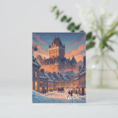 Carte Postale Château Frontenac de Québec (Debout devant)