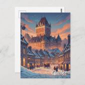 Carte Postale Château Frontenac de Québec (Devant / Derrière)