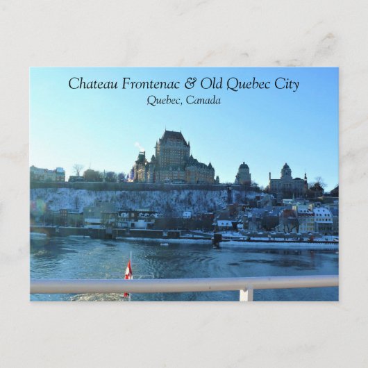 Carte Postale Château Frontenac, Québec, Canada (Devant)