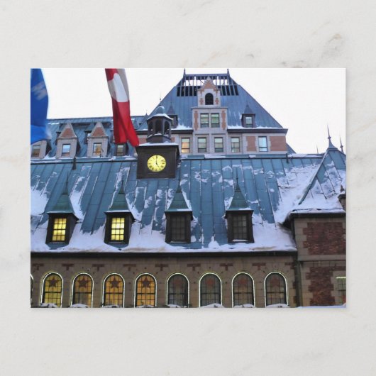 Carte Postale Château Frontenac, Québec, Canada (Devant)