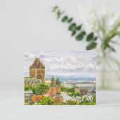 Carte Postale Chateau Frontenac, Québec, Québec, Canada (Debout devant)