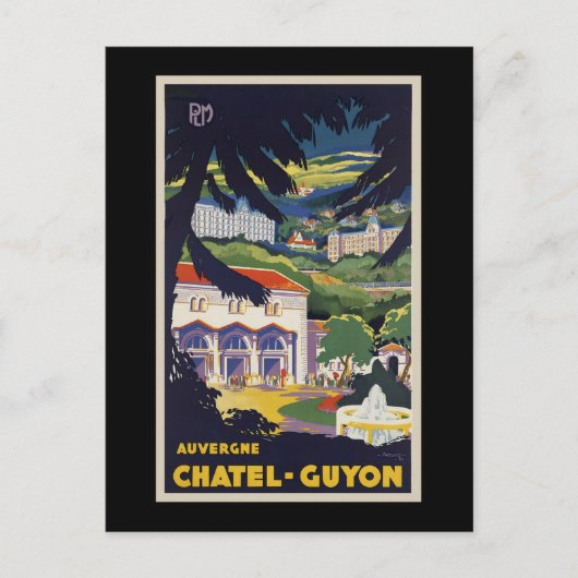 Carte Postale Château-Guyon Auvergne (Devant)