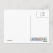 Carte postale Château Halloween Witch et Chat (Dos)