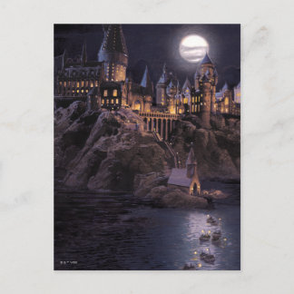 Carte Postale Château Harry Potter | Grand lac à Hogwarts