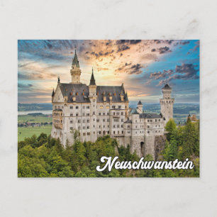 Carte Postale Château historique de Neuschwanstein, Allemagne