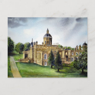 Carte Postale Château Howard North Yorkshire peinture aquarelle