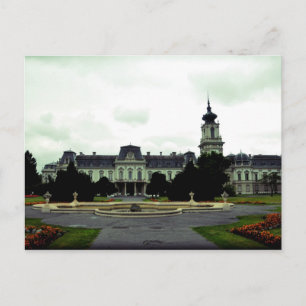 Carte Postale Château Keszthely, Hongrie