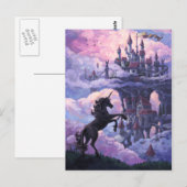 Carte Postale Château Licorne (Devant / Derrière)