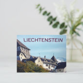 Carte Postale château liechtenstein (Debout devant)