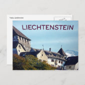 Carte Postale château liechtenstein (Devant / Derrière)