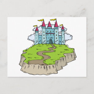 Carte Postale Château Mariage Fairytale