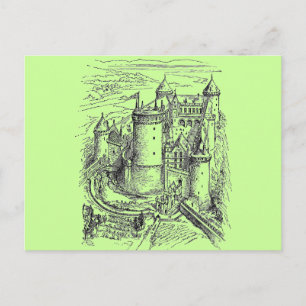Carte Postale Château médiéval
