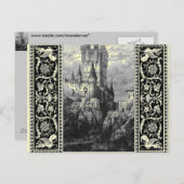 Carte Postale Château médiéval (Devant / Derrière)