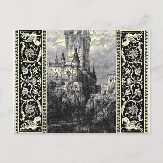 Carte Postale Château médiéval (Devant)