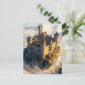 Carte Postale Château médiéval (Debout devant)