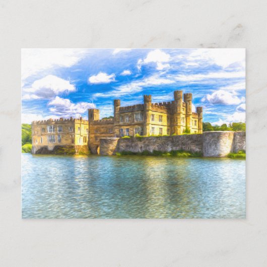 Carte Postale Château médiéval anglais (Devant)