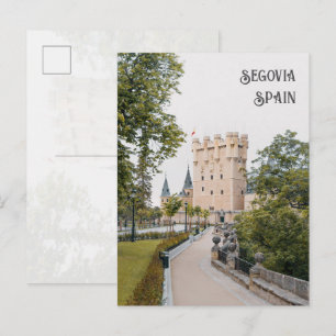 Carte Postale Château médiéval de l'Alcázar de Ségovie