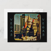 Carte Postale Château Médiéval Grunge (Devant / Derrière)