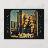 Carte Postale Château Médiéval Grunge (Devant)