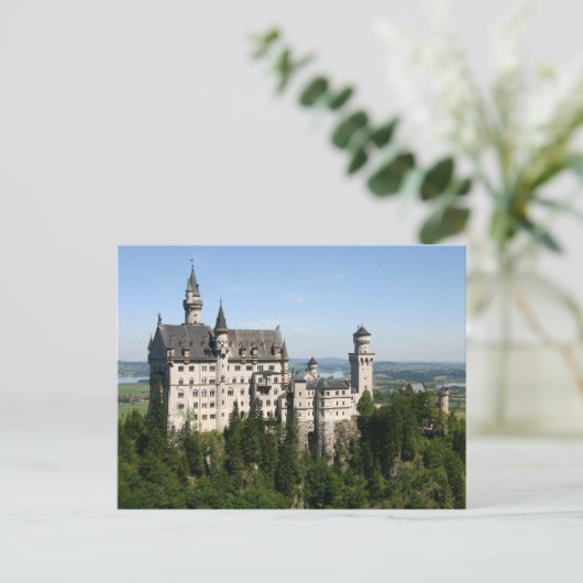 Carte Postale Château Neuschwanstein (Debout devant)