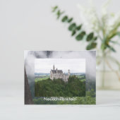 Carte Postale Château Neuschwanstein (Debout devant)