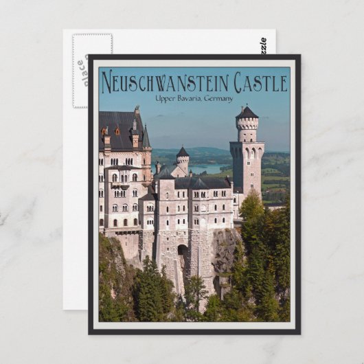 Carte Postale Château Neuschwanstein (Devant / Derrière)