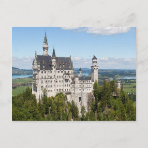 Carte Postale Château Neuschwanstein à Schwangau Bavaria alleman