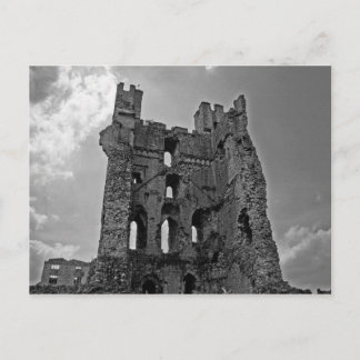 Carte Postale Château noir et blanc