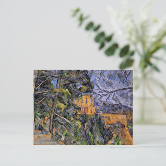 Carte Postale Chateau Noir par Paul Cezanne (Debout devant)
