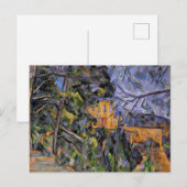 Carte Postale Chateau Noir par Paul Cezanne (Devant / Derrière)