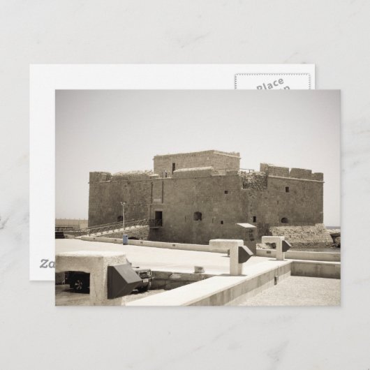 Carte Postale château paphos (Devant / Derrière)