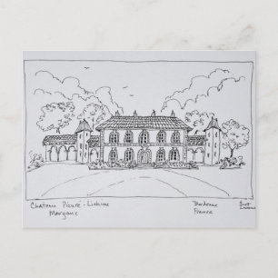 Carte Postale Château Prieuré-Lichine, Margaux, Bordeaux