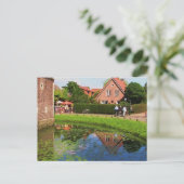 Carte postale Château Raesfeld (Allemagne) (Debout devant)