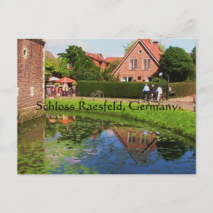Carte postale Château Raesfeld (Allemagne)