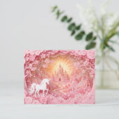 Carte postale Château Rose Licorne (Debout devant)
