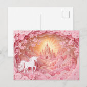 Carte postale Château Rose Licorne (Devant / Derrière)