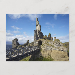 Carte Postale Château Sinclair Girnigoe, Wick, Caithness,