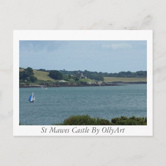 Carte Postale Château St Mawes Par OllyArt Photographie (Devant)