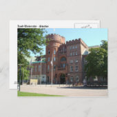 Carte Postale Château universitaire de Lund (Devant / Derrière)