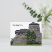 Carte Postale château vaduz (Debout devant)