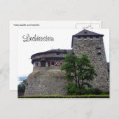 Carte Postale château vaduz (Devant / Derrière)