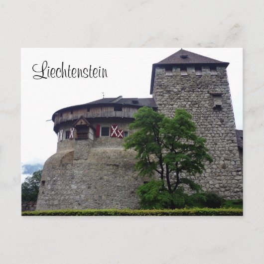 Carte Postale château vaduz (Devant)