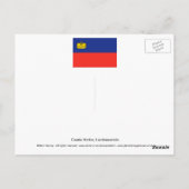 Carte Postale Château Vaduz Liechtenstein (Dos)