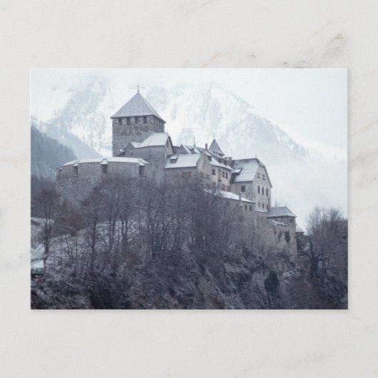 Carte Postale Château Vaduz Liechtenstein (Devant)