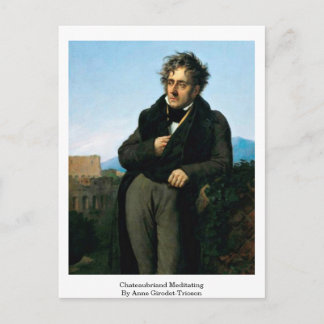 Carte Postale Chateaubriand Méditation Par Anne Girodet-Trioson