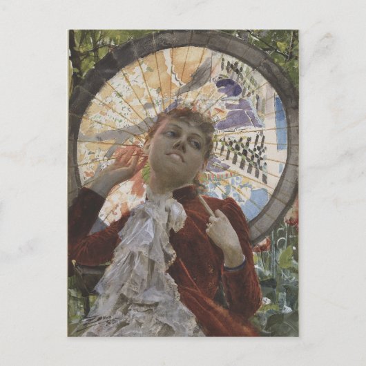 Carte Postale Châteaux dans l'air par Anders Zorn (Devant)