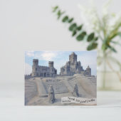 Carte Postale Châteaux De Sable De La Mer Du Nord À Amsterdam (Debout devant)